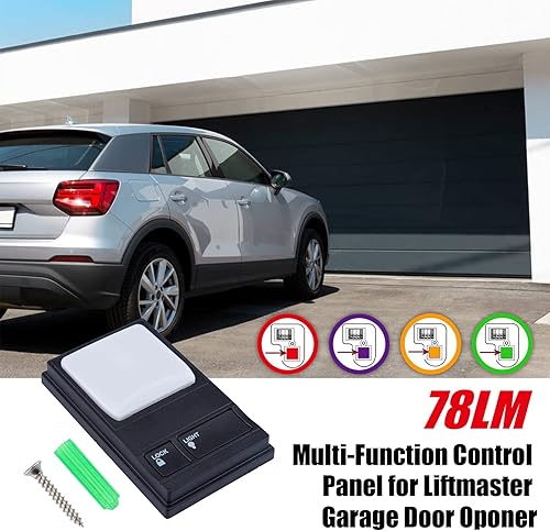 Miniatura 2 de Para LiftMaster 41A5273-1 Panel de control multifunción, paneles de repuesto de puerta de garaje de pared con cable para 78LM 81lm, 371lm, 971lm