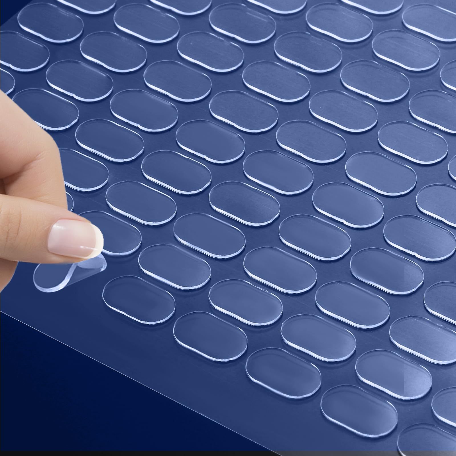 300pcs Transparent Adhesive Dots Double- Sided Sticky Tack - Strong and Traceless Adhesive Stick Dots for Poster, Photos, Office & Home，Festival Party Decorations, etc