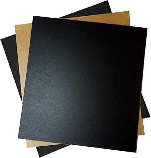 WORBLA 3 Pack Combo - 2 Black 1 Classic - 8x8 Inch Per Sheet - Cosplay Worblas Finest Art Thermoplastic + Worbla Black