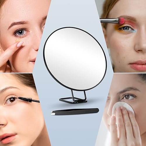 Miniatura 5 de Espejo de aumento 30X, espejo de maquillaje grande de 6 pulgadas con aumento de 30X, espejo de aumento compacto de maquillaje, espejo de aumento