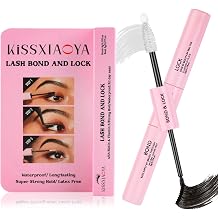 2 In 1 Lash Bond And Seal, Eyelash Glue for DIY Eyelashes Extension, Individual Lash Bond And Seal Strong Hold Waterproof Black Cluster Eyelashes Glue