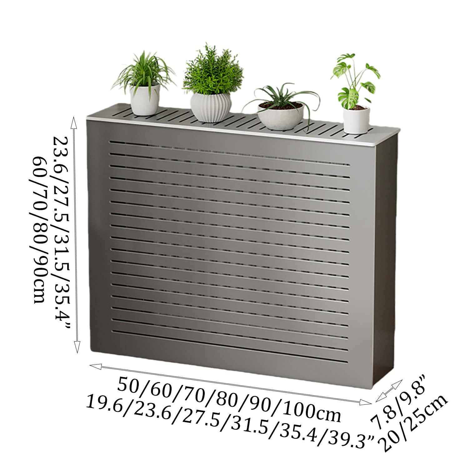 Coperture riscaldanti in MDF per termosifoni, con ripiano superiore, ripiano per radiatore