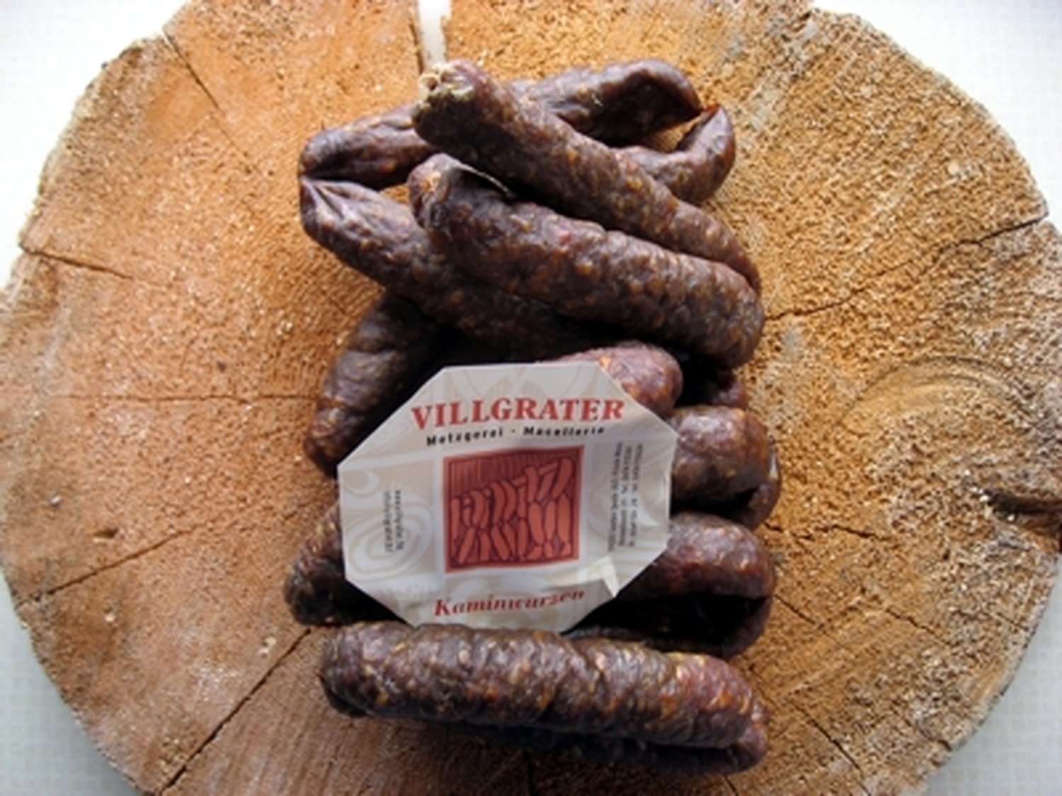 Kaminwurzen geräuchert Villgrater ca. 1,7 kg.