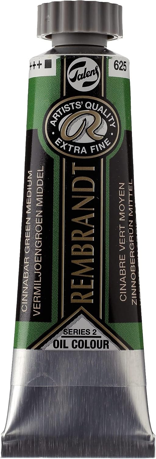 Tarens T0103-623-2 Oil Paint, Rembrandt Sap Green, 0.5 fl oz (15 ml) (No.5)