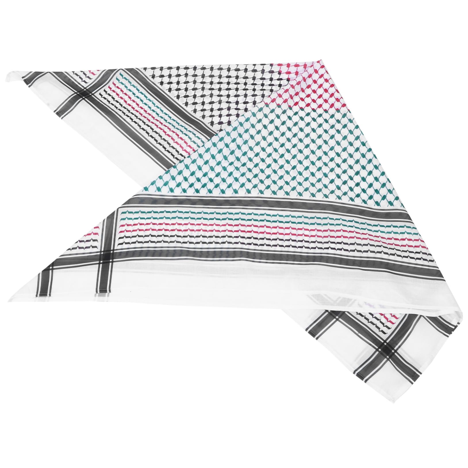 Didiseaon Men's Arab Turban Arabian Costume Accessory Dubai Kerchief Saudi Arabia Kerchief Muslim Headwear Scarf