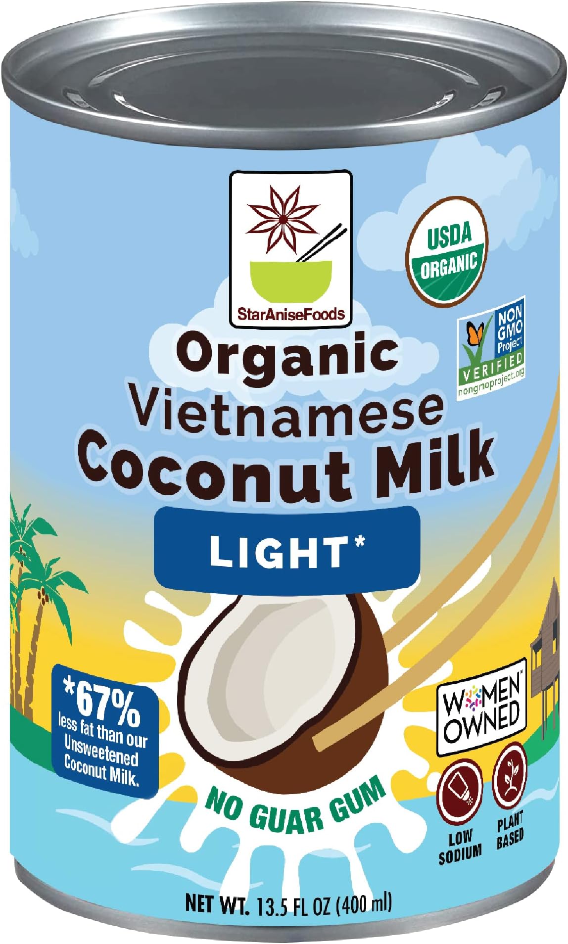 Native Forest Organic Unsweetened Coconut Milk Canned