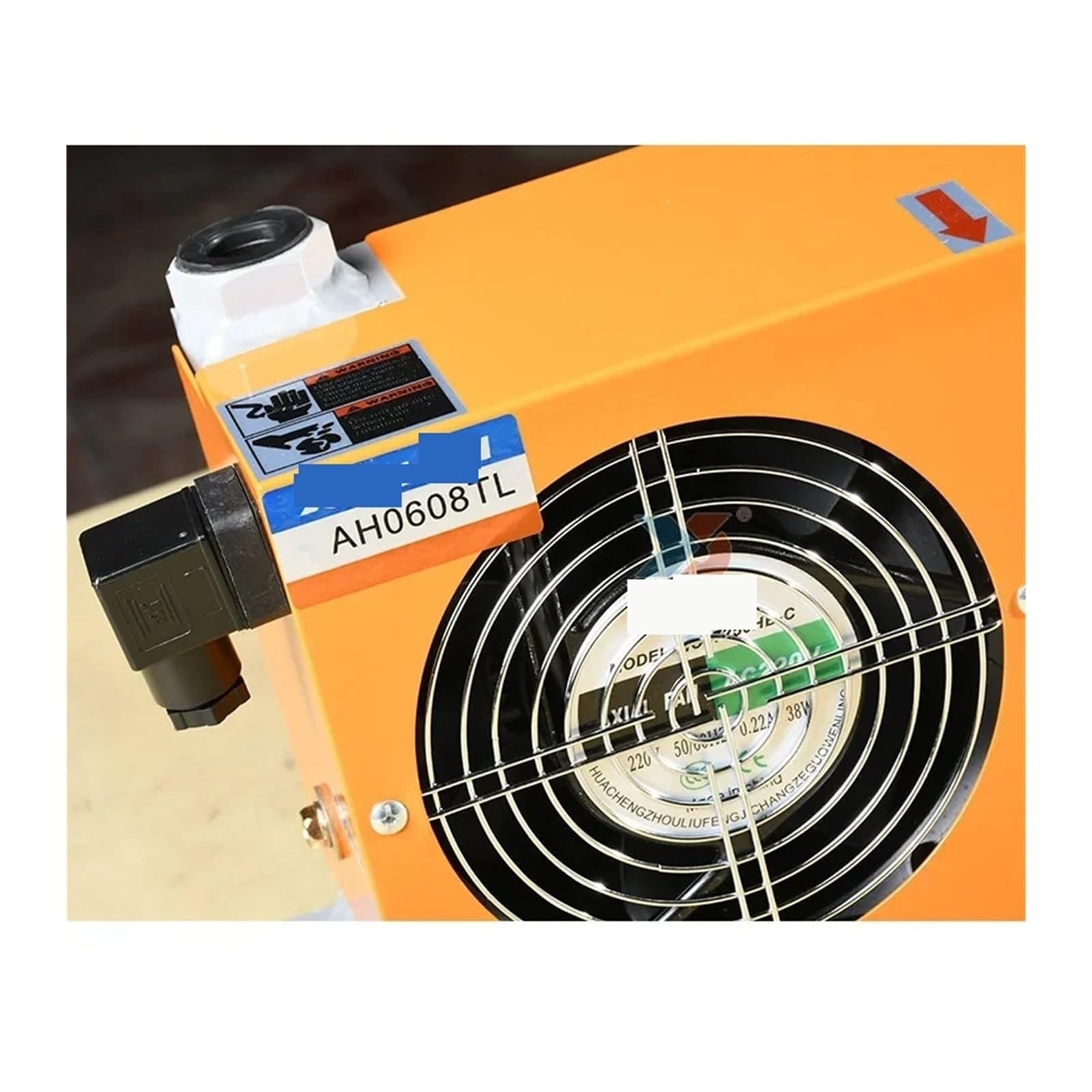 AH0608TL-CA Raffreddatore d'aria for olio idraulico – Unità di raffreddamento a doppia ventola for compressori e piccoli sistemi Operazione stabile
