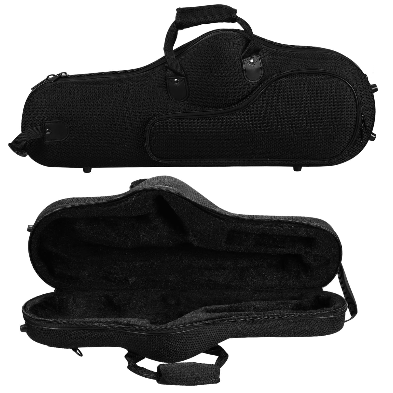 Borsa per Sassofono Contralto Leggera Portatile Nero | Oxford Cloth, Ampia Capienza, Cinghie Rimovibili e Regolabili, Uso in Studi Musicali e Scuole