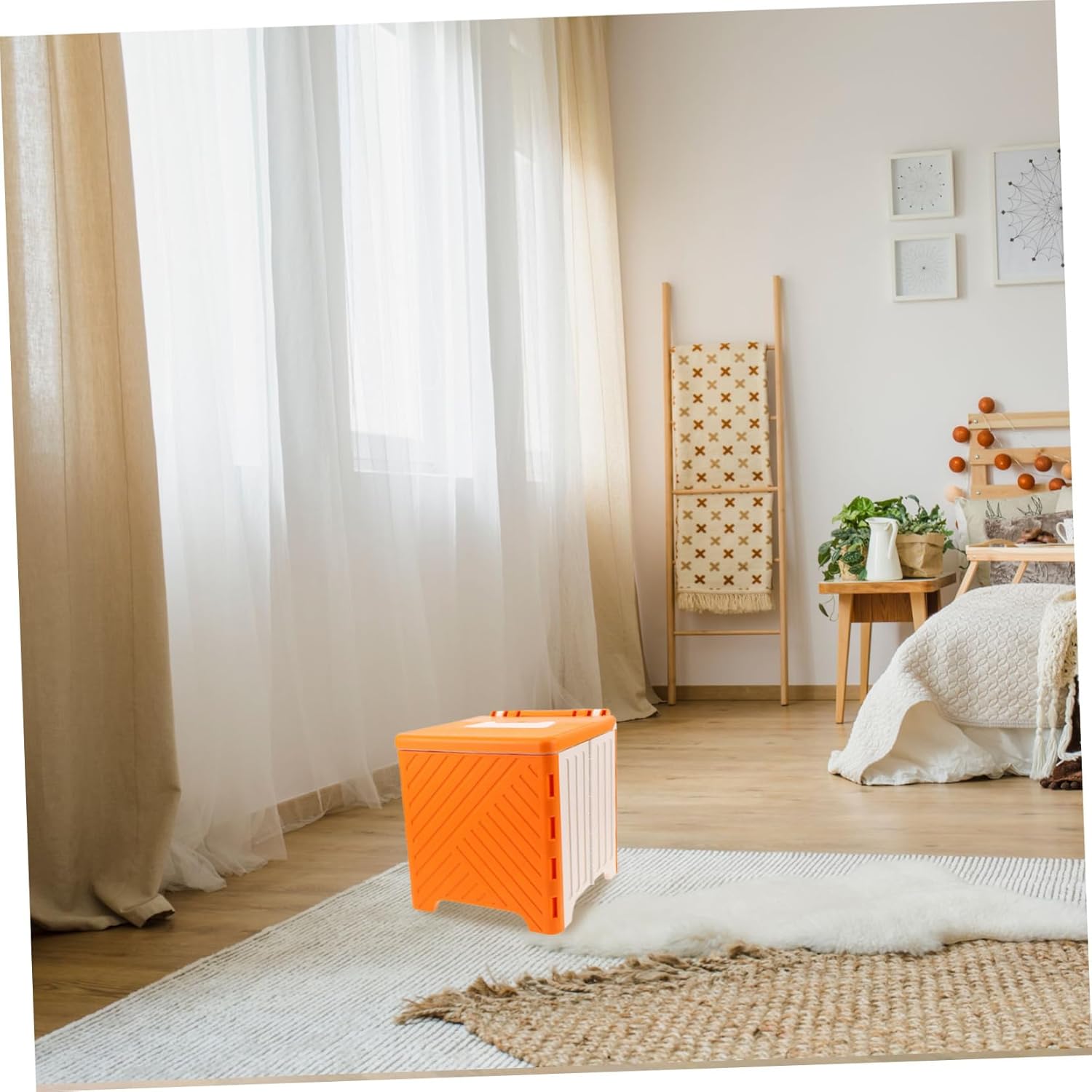 Didiseaon 1 Set Portable Potty for Foldable Travel Toilet Training Chair with Storage Bag Compact Indoor Outdoor Use for Camping Car Trips and Family Vacations