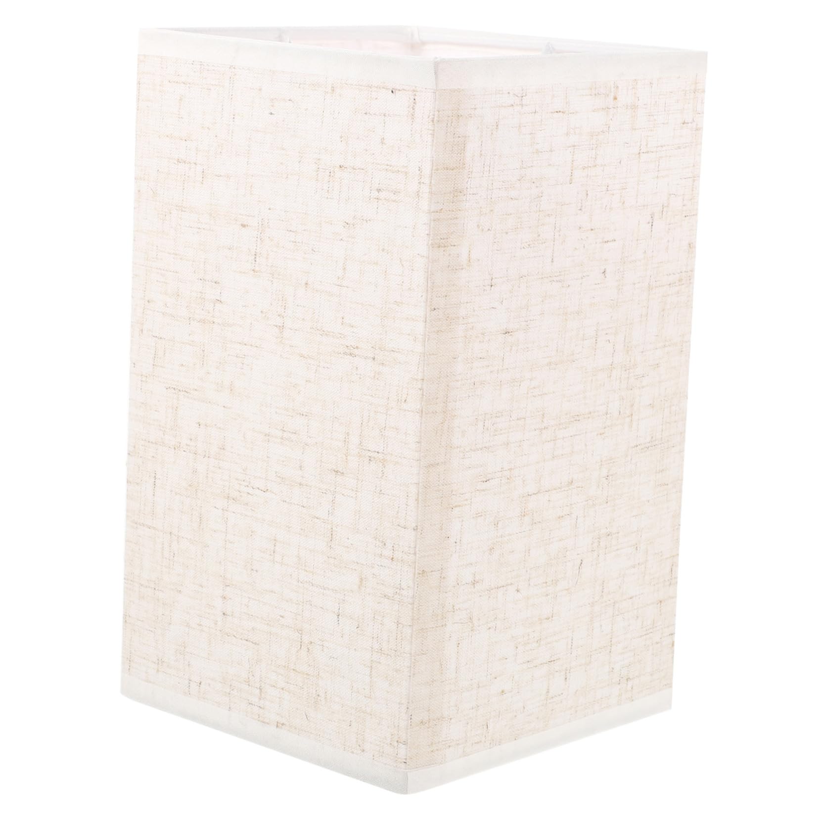 Ipetboom Pantalla de Lámpara de Pie y Pared E27 de Tela de Lino Beige Natural Cubierta para Lámpara Interior Pantalla Pequeña de Mesa Uso Decorativo en Dormitorio y Oficina Unidad