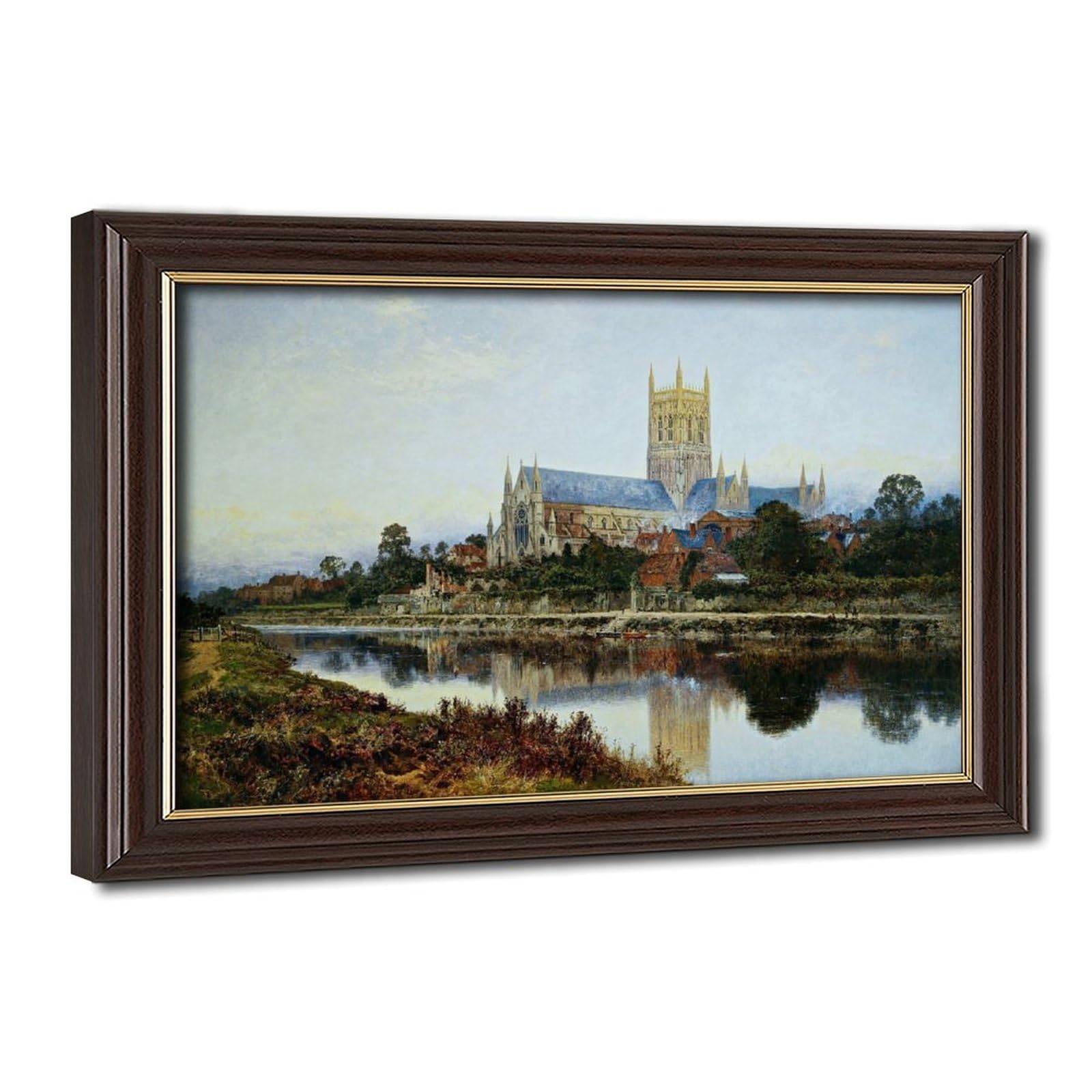 Affiche Cathédrale de Worcester Benjamin Williams Leader souvenir Angleterre - 8