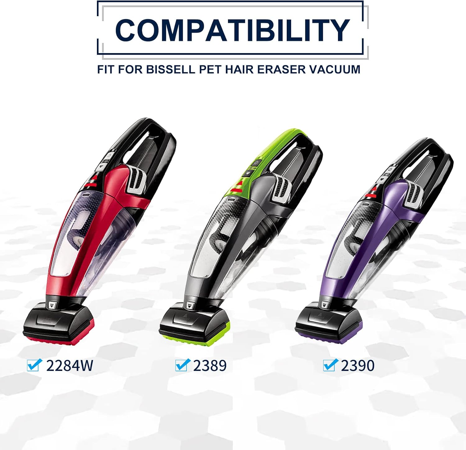 Pet Hair Eraser Filter Compatible with Bissell Pet Hair Eraser Hand Vacuum image 2