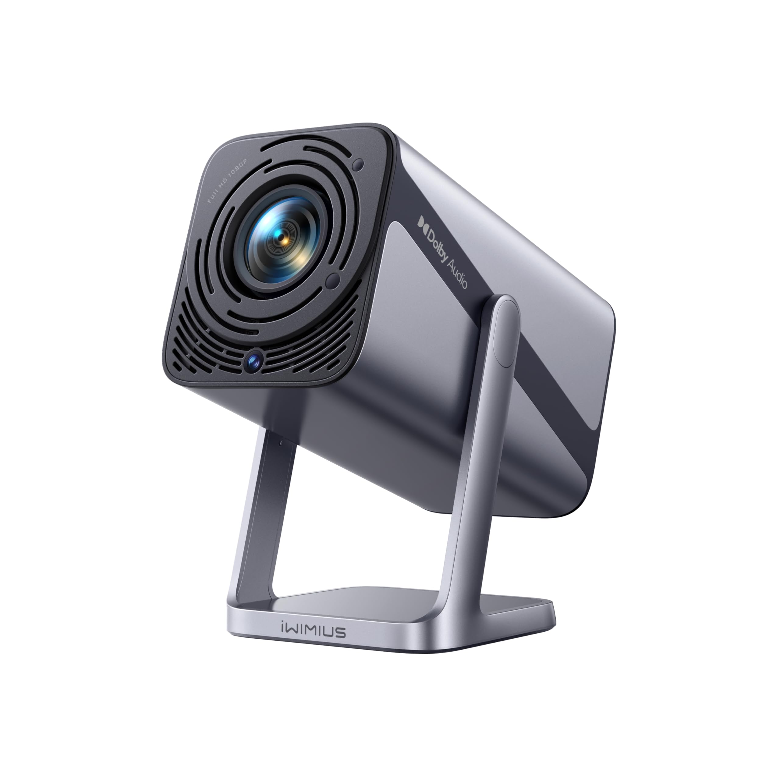 Inteligentny Przenośny Projektor [Netflix Ready/Dolby Audio] 4K Full HD 1080P Kino Domowe Projektory WiFi Bluetooth Obsługuje 800 ANSI, Auto Focus & Auto Keystone Verticale