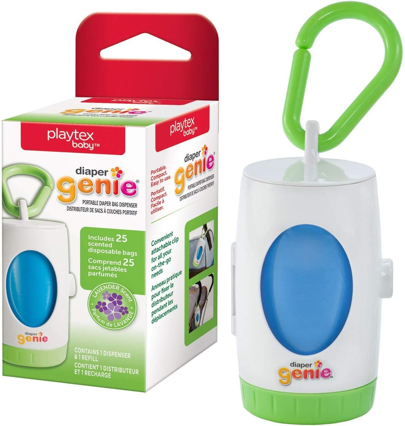 Baby Diaper Genie Portable Diaper Pail Bag Dispenser