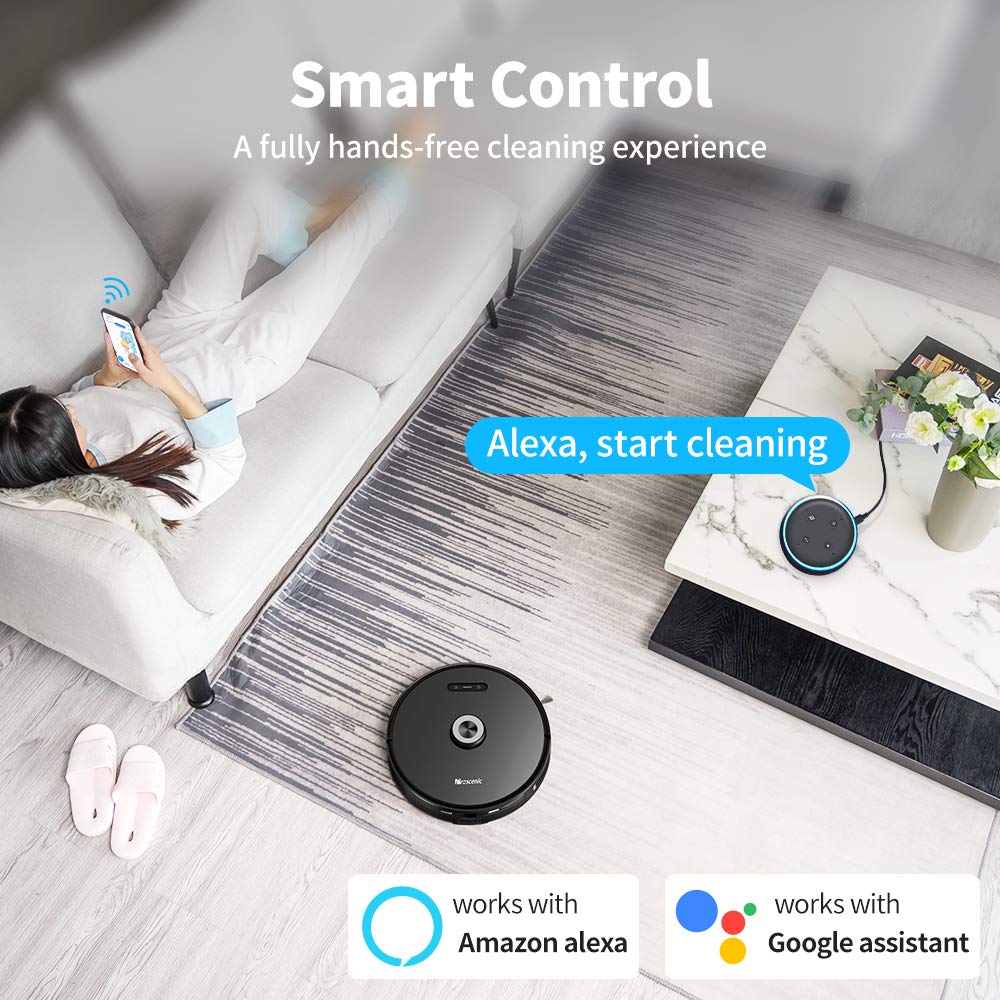 Proscenic M8 PRO Robot Vacuum Cleaner, LDS Laser Navigation Robot with