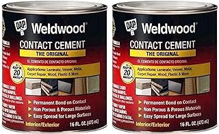 DAP 00271 Weldwood Original Contact Cement, 1-Pint (Pack of 2)