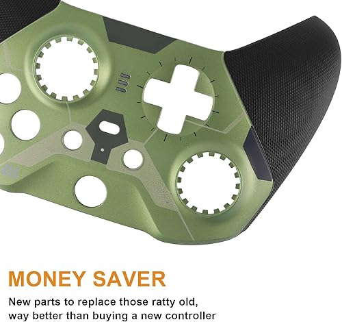 Vista 7 de Kit de repuesto de carcasa delantera y trasera OEM para controlador Xbox Elite Series 2, incluye placa frontal, cubierta de agarre y herramientas