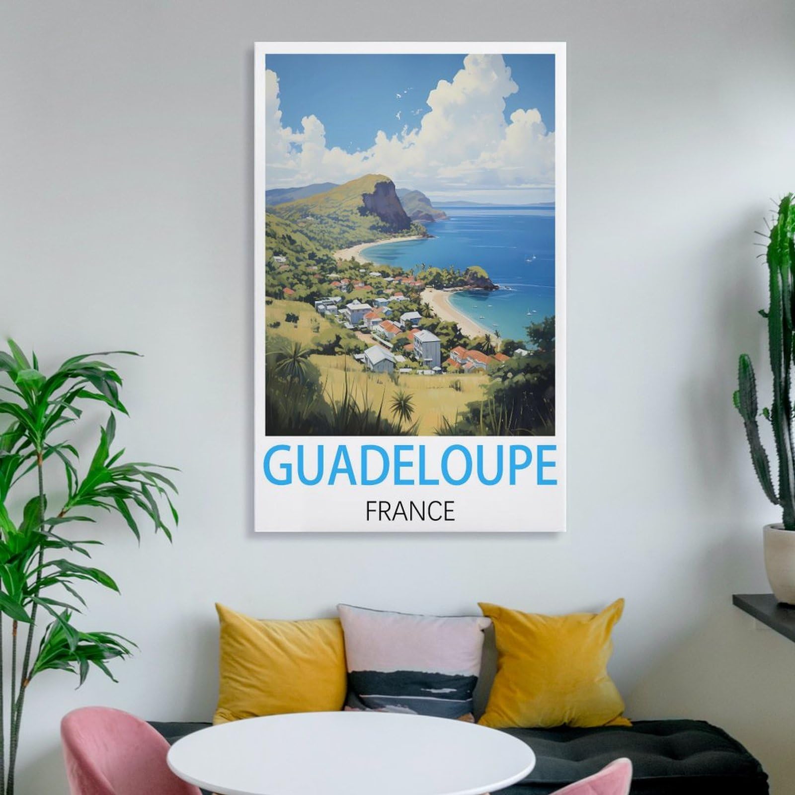 Poster Vintage Voyage Marseille France - Décoration Murale 20x30 Cm Pour Salon Et Chambre