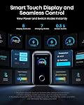 Anker Prime USB C Charger Block, 160W 3-Port GaN Phone Charger, Smart Display&Touch Control, 140W Max Single-Port Charging,for MacBook Pro/Laptop,iPhone 17 Series(Cable Not Included,Non-Battery)