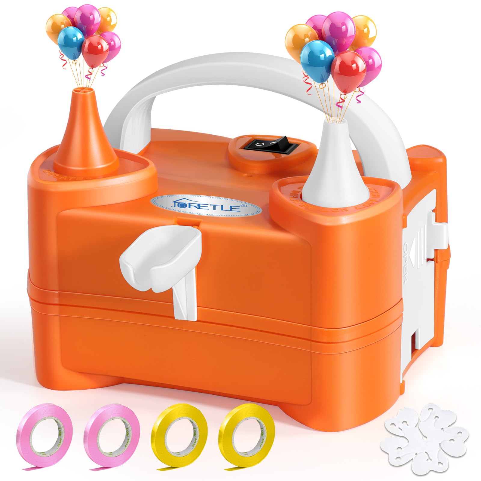 Pompa Elettrica Per Palloncini 400W - Doppio Ugello Automatico/Semiautomatico 220-240V