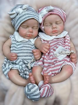 Abenduot 13inch Can Open Mouth Full Body Silicone Baby Doll Realistic Soft Silicone Newborn Girl Dolls Anatomically Correct - Loulou