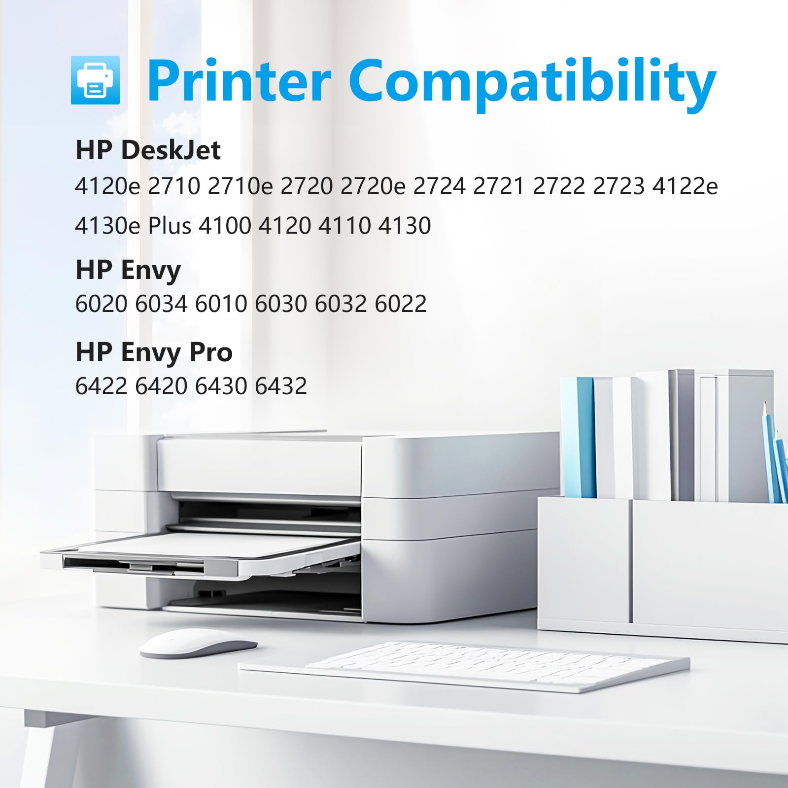 BunToner 305 xl compatibile con cartucce hp 305 nero e colore per inchiostro stampante hp 305 per HP Deskjet 2700 2720 2720e 4120e 4100e Envy 6020e(2-pack)