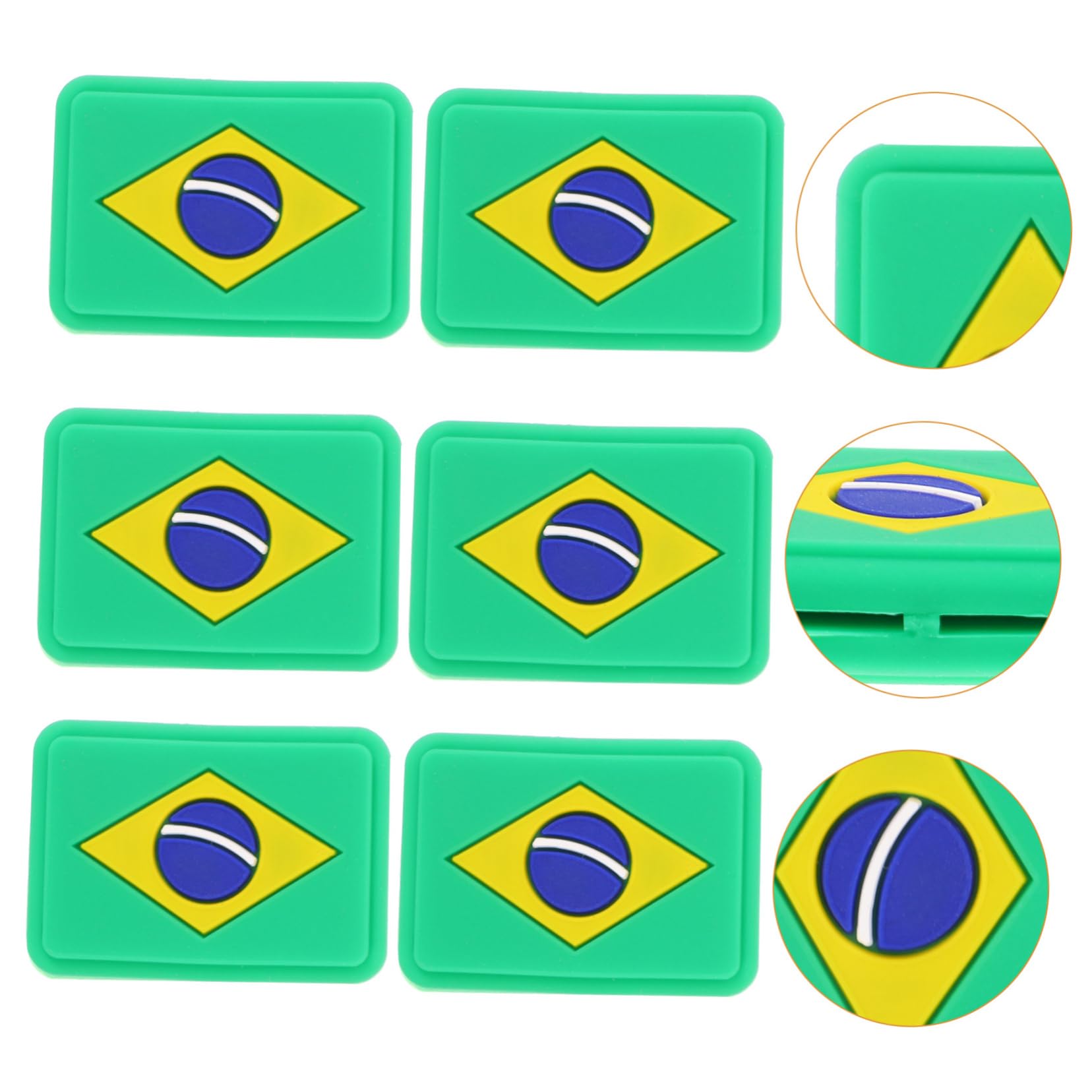 BESTonZON Ammortizzatori per Tennis Silicone Riduzione delle Facile Applicare Compatibile con Diverse Racchette per Giocatori Tennis E Accessori Sportivi 6