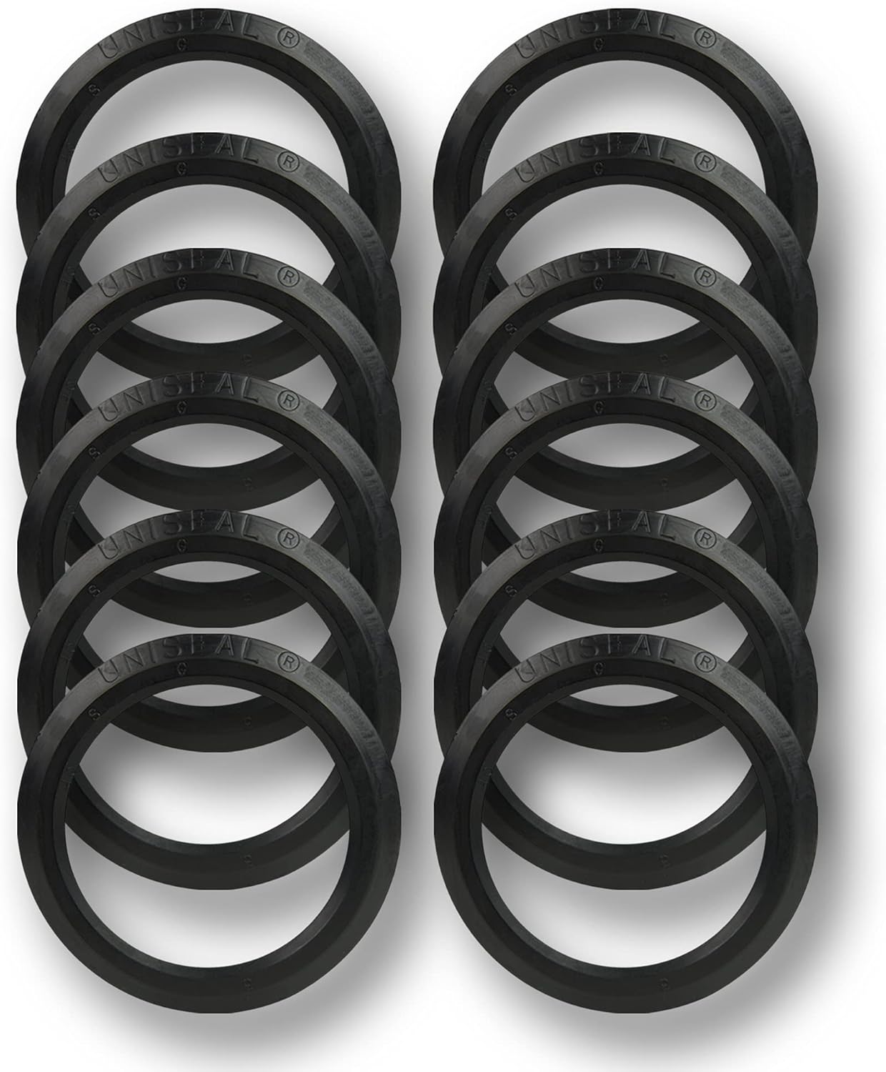 3'' UNISEAL Flexible Tank Adapter Made in the USA (bulkhead) - 12 Pack