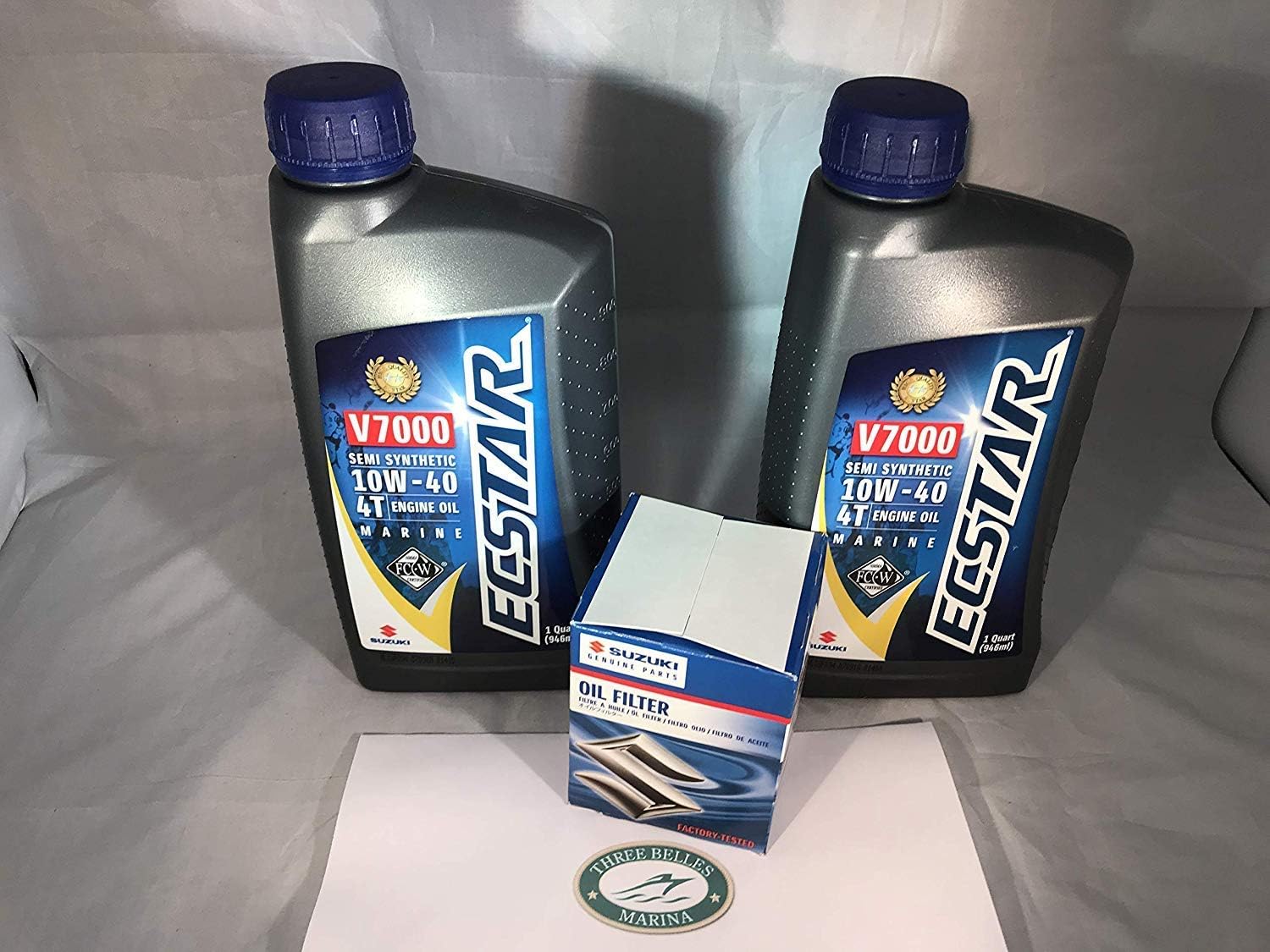 Kit Suzuki Oil Change for DF60 with 4 Quarts of Oil and 16510-87J00 Filter