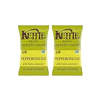 Vista 10 de Papas fritas Kettle Brand, papas fritas Pepperoncini Kettle, 7.5 onzas