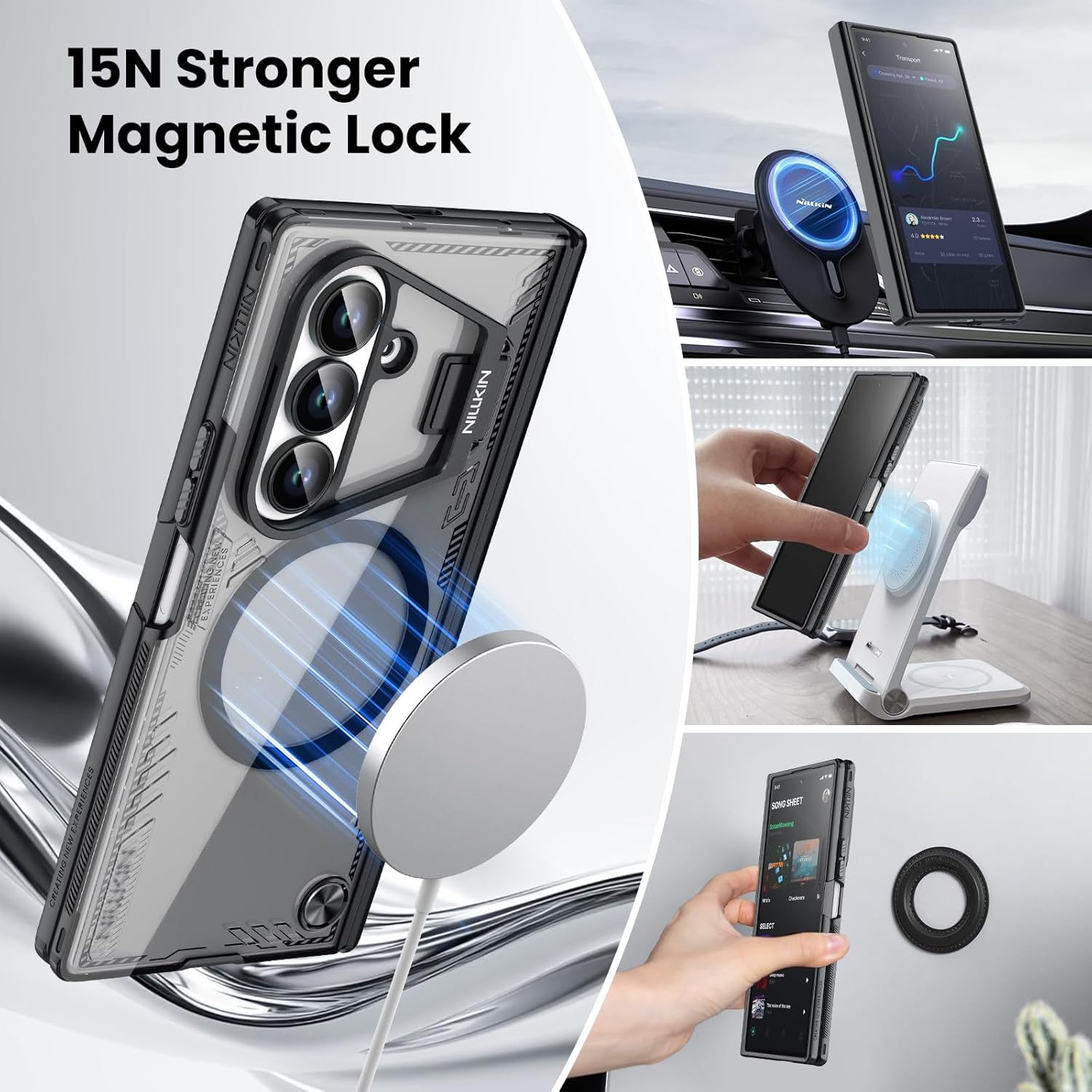 Nillkin Iceblade Prop Magnetic Case with 15N Stronger Magnetic Lock