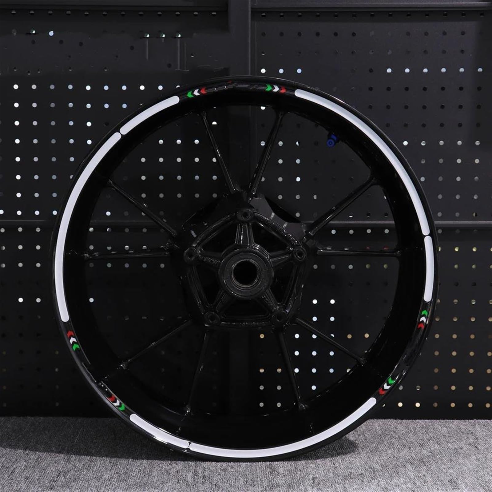 Motorcycle Stickers Sports Wheel Edge Stripe Reflective Film for Ducati 821 795 796 797 848 959 1199(Style 3)