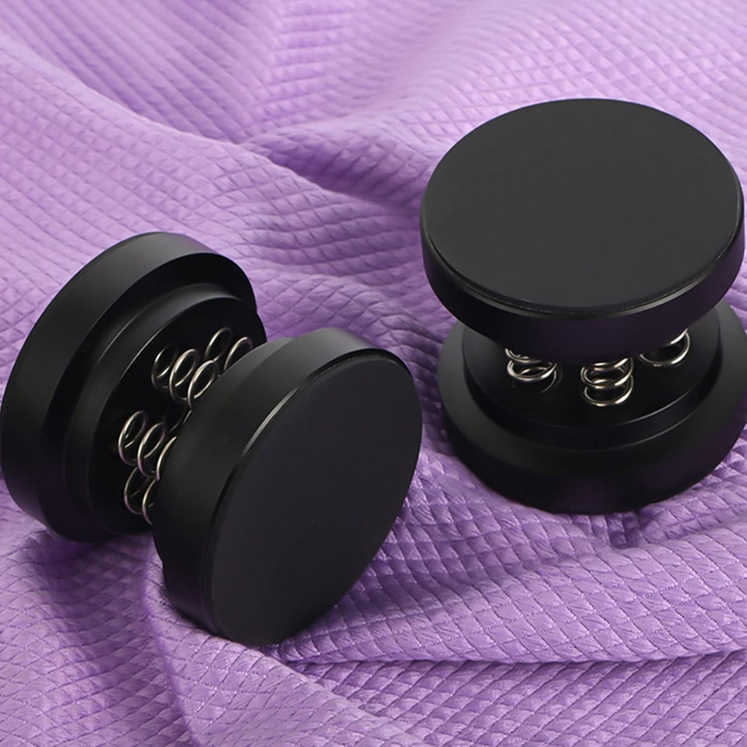 Aluminum Spring Speaker Stand Feet Foot Pads Speaker Spikes Isolation Stand Subwoofer Spring Absorber Spikes Speaker Isolation Stand
