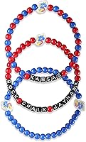 Vista 54 de FOCO NCAA unisex-adulto Paquete de 3 Pulseras de la Amistad con Cuentas con Logotipo de Equipo Universitario de la NCAA Oficialmente Licenciadas