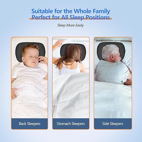 Vista 8 de Almohadas para agujeros de perforación de orejas Swaycy - Almohada para dormir de lado con un agujero para orejas para personas que duermen de lado