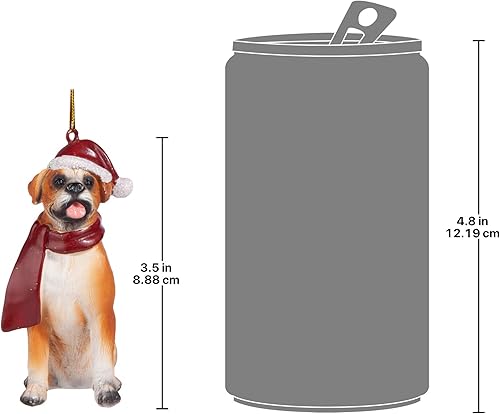 Vista 60 de Design Toscano - Figura de perro para decoración navideña.