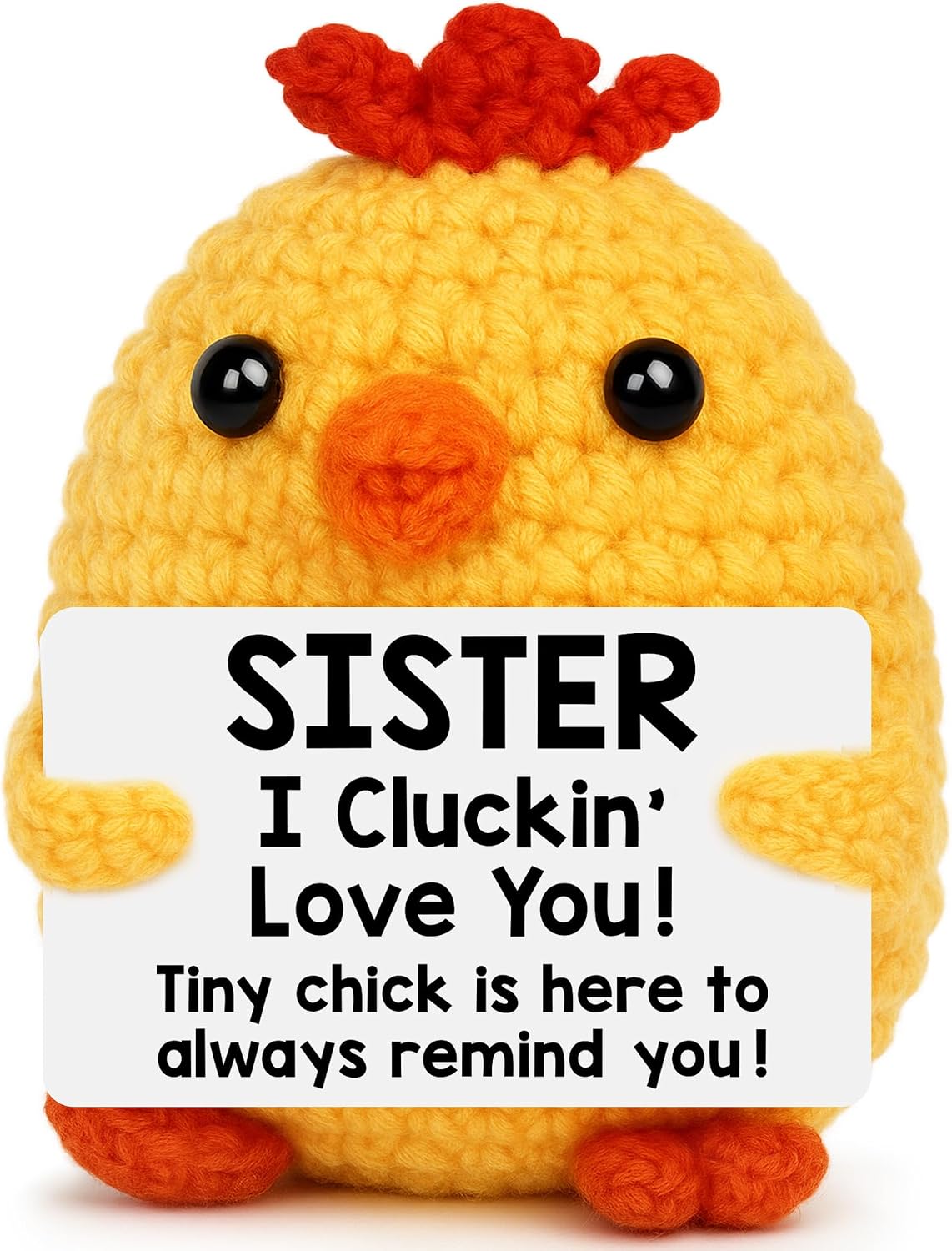 Mothers Day Aunt Gifts from Niece Nephew, Auntie Birthday Gifts, I Love You Aunt Present, Mothers Day Best Auntie Ever Gift, Christmas Funny Handmade Crochet Animals Aunty Chicken Decor Present