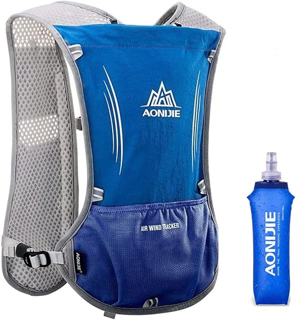 SANIQUEEN.G Hydration Pack Backpack Breathable 5L Lightweight Vest backpack for Men Women Running Cycling Race
