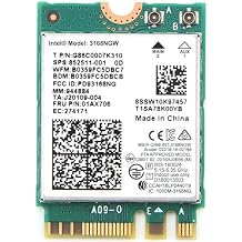 Wireless-AC 3168 Legacy Wi-Fi Adapter | 433Mbps WiFi with Bluetooth 4.2 | 2.4GHz & 5GHz Network Card | Supports Intel AMD Linux & Windows | 3168NGW Wireless Adapter