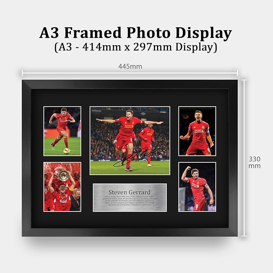 Amazon.co.jp: HWC Trading A3 FR スティーブン・ジェラード