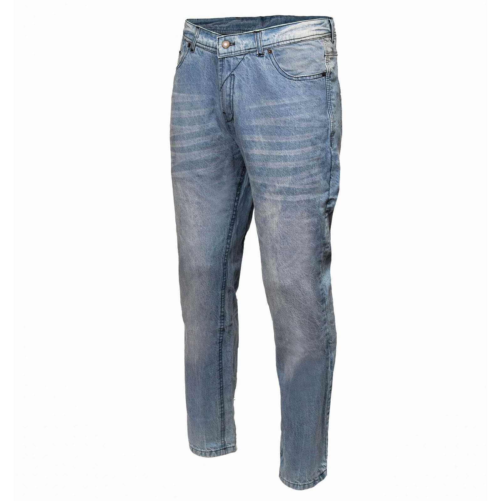 Milwaukee Leather Men's Classic Motorcycle CE Armored Riding Denim Jeans Pants Reinforced with Aramid Fibers