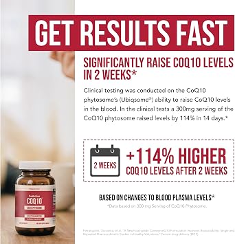 SoActive CoQ10 250 mg: CoQ10 Phytosome with up to 9X Higher Absorption - Proven Cellular Delivery - Supports Cellular Energy Production (60 Capsules)