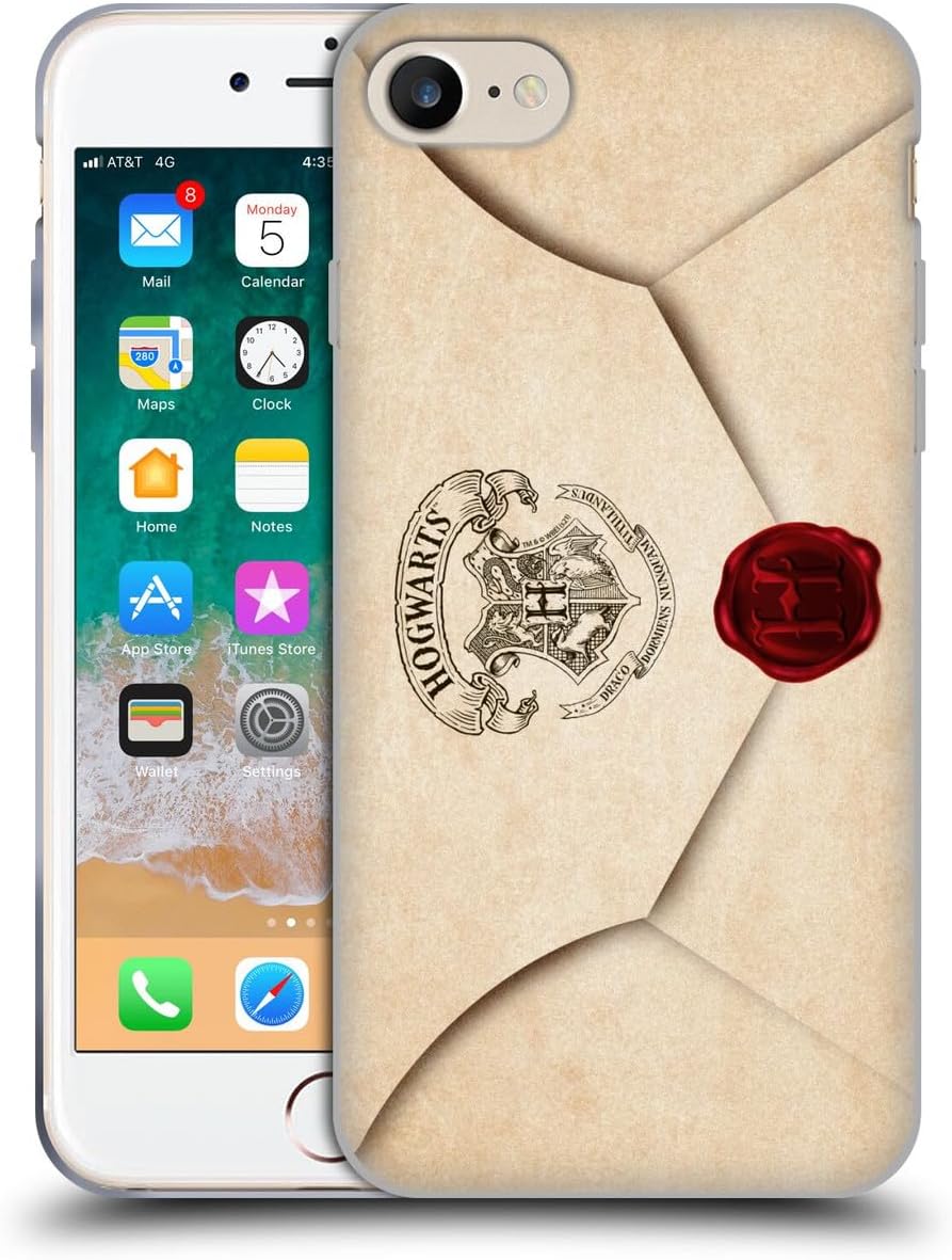Head Case Designs Officially Licensed Harry Potter Acceptance Parchment Hogwarts Letter Envelope Gel Case [Military Grade Protection] Compatible with Apple iPhone 7/8 / SE 2020 & 2022
