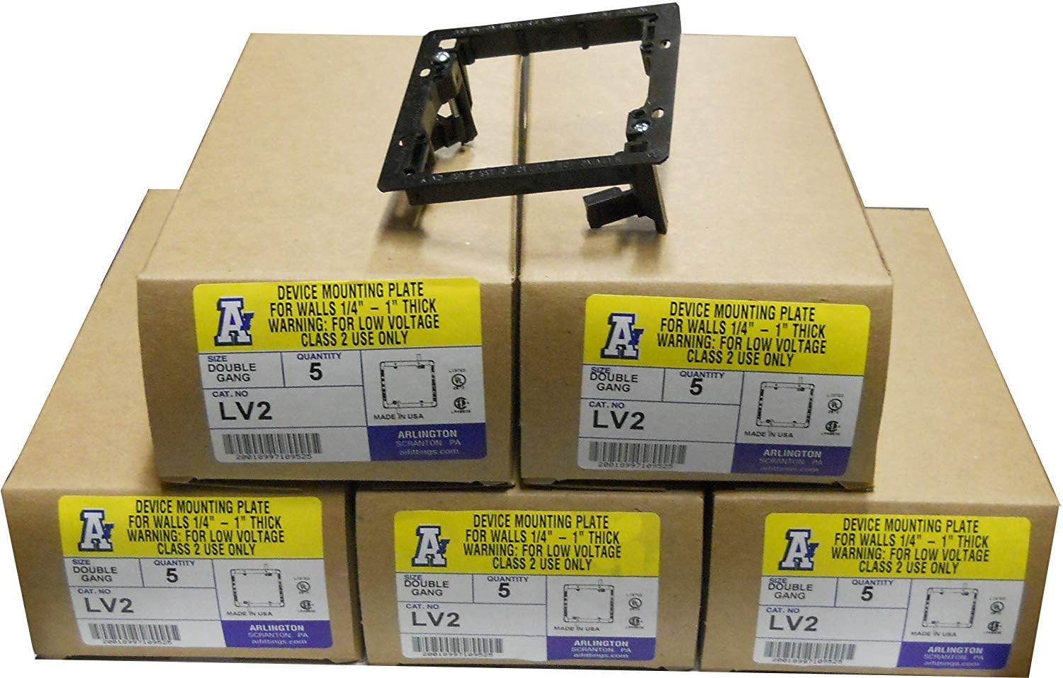 ARLINGTON Industries ARL LV2 2G Low Volt Plate ***Lot of 10***