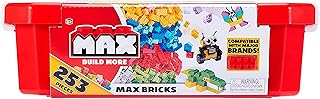 MAX Build More Building Bricks Accessories and Wheels Value Set (250 Pieces) by ZURU - Compatible with Other Major Brands