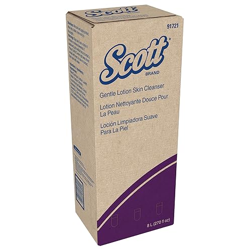 Scott Professional Gentle Lotion Skin Cleanser (91721), 8.0 L, Pink,