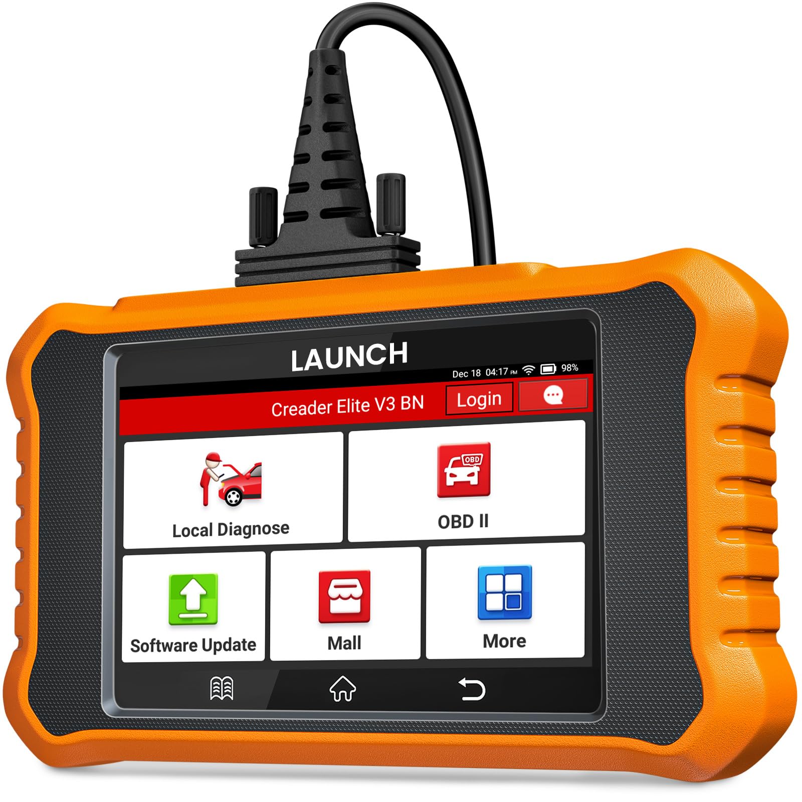LAUNCH Creader Elite 2.0 OBD2 Diagnosegerät für Benz/für Maybach/für Sprinter die gleiche Funktion wie LAUNCH X431 diagnosegerät, 50+ Reset-Funktion,aktiver Test,ECU-Codierung