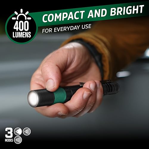 Miniatura 2 de Energizer X-400 Pen Light Flashlight Rechargeable, Bright Penlight IPX4 Water-Resistant, Lightweight and Durable, Rechargeable Flashlight, USB