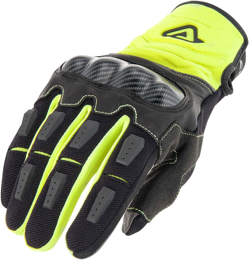 Rękawice motocyklowe Acerbis Carbon G 3.0 żółty/czarny, rozmiar M