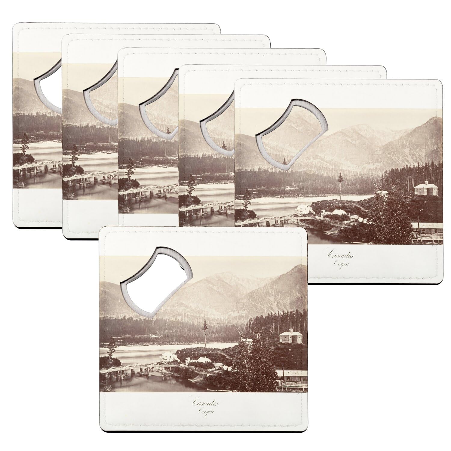 Sous-verre décapsuleur Oregon vintage pour vos apéritifs rétro